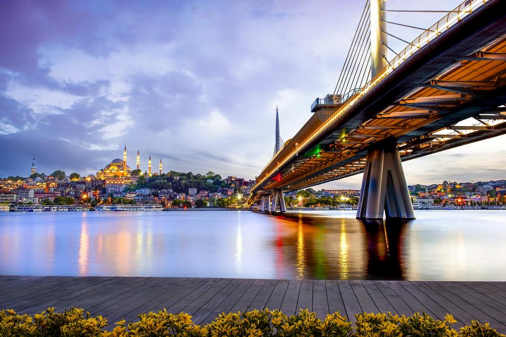 Golden Horn Metro Bridge, Istanbul, Turkey